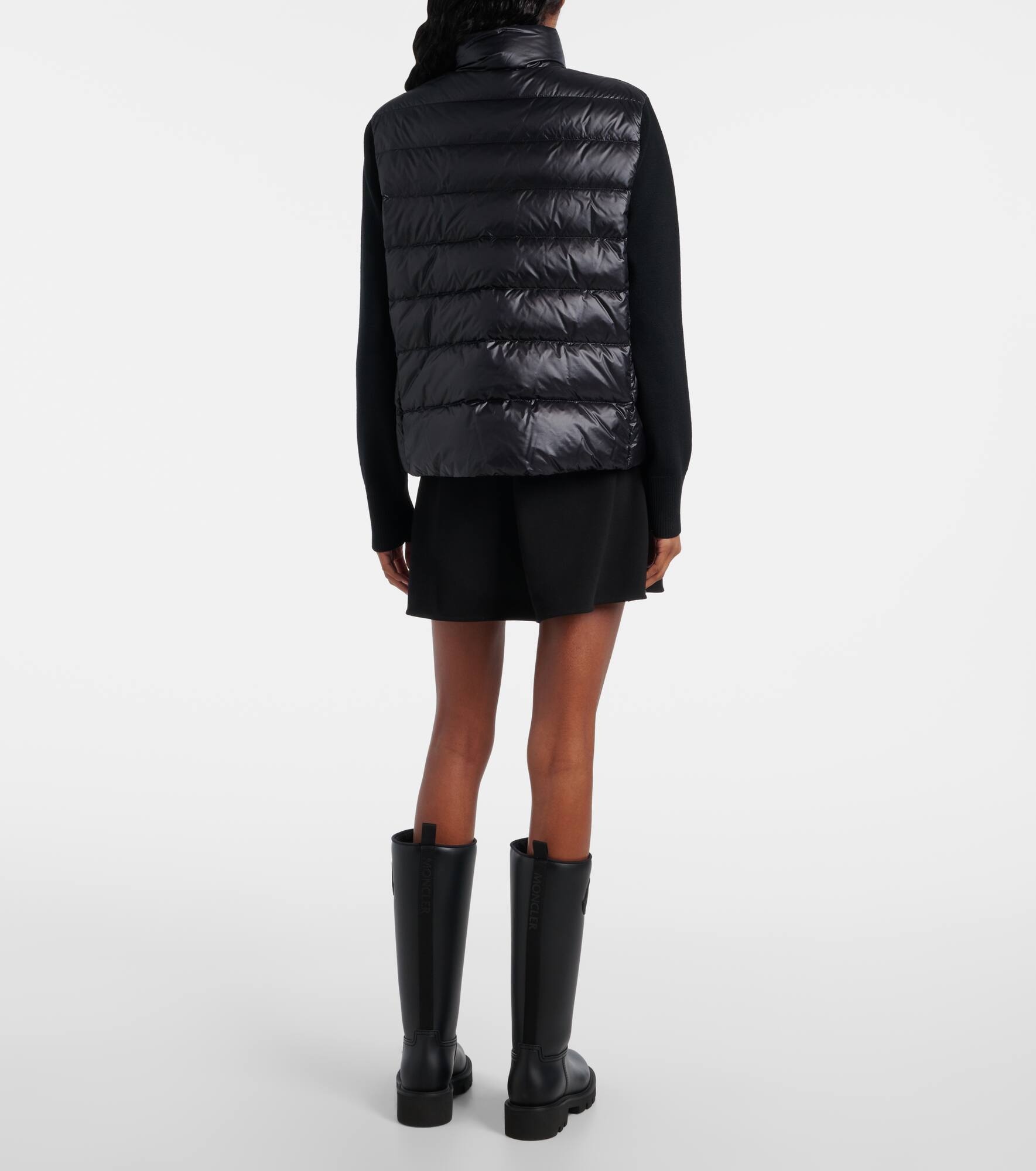 Down-paneled cardigan - 3