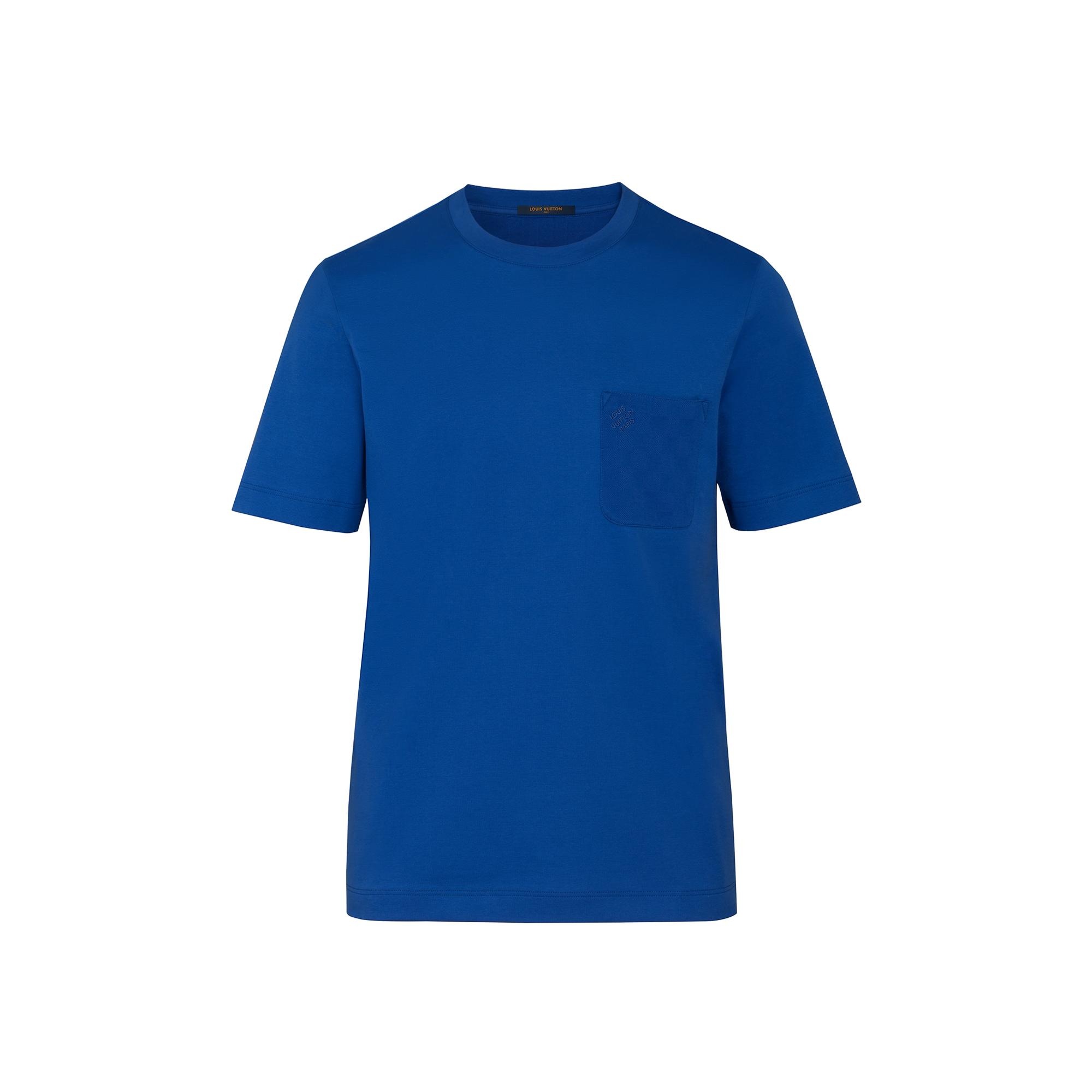 Damier Pocket Crew Neck T-shirt - 1