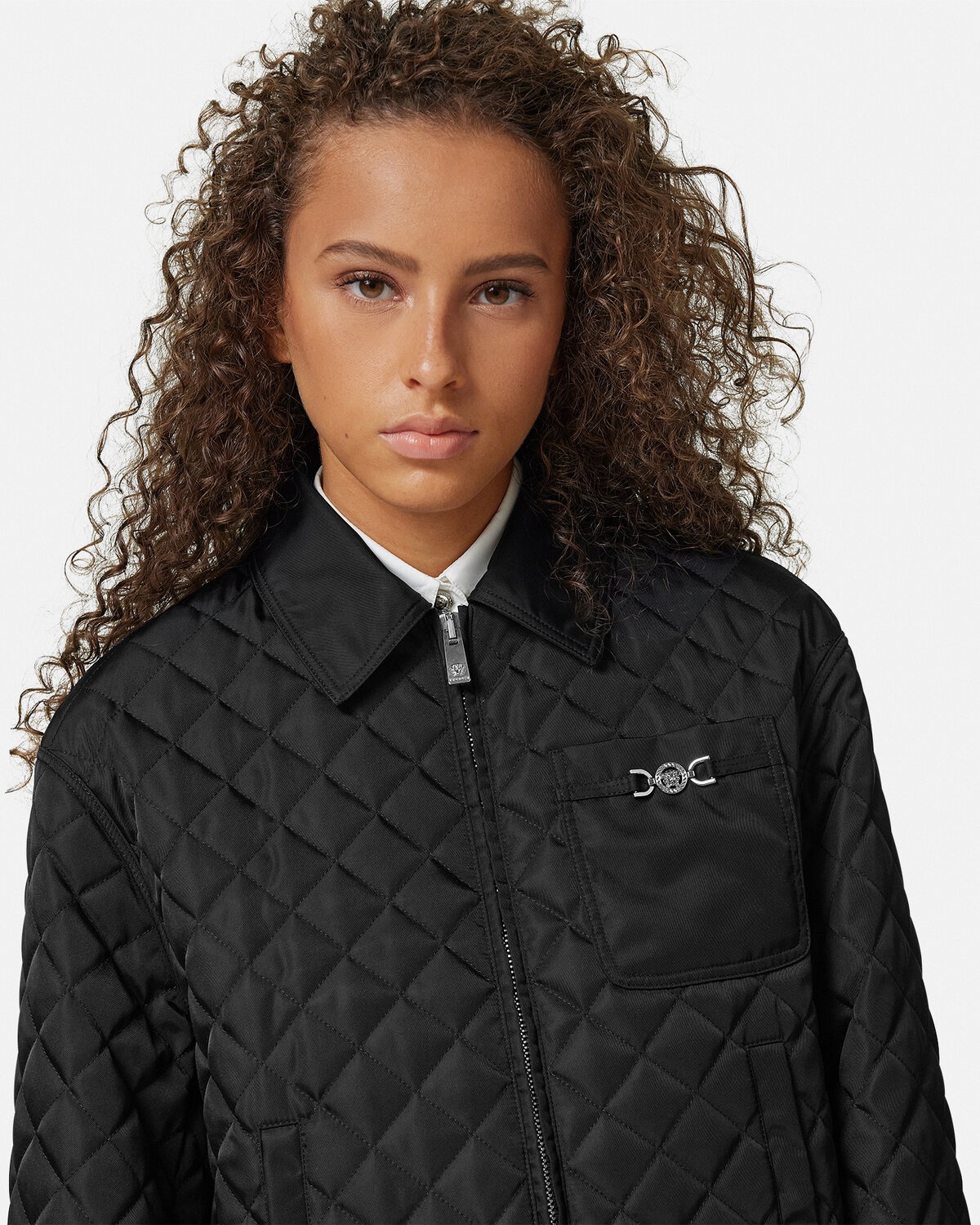 Quilted Crop Blouson Jacket - 3