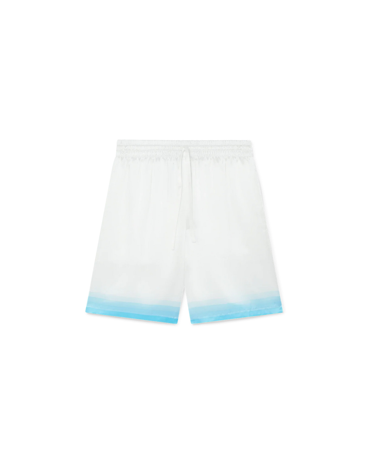 Palm Springs Icon Blue Silk Shorts - 1