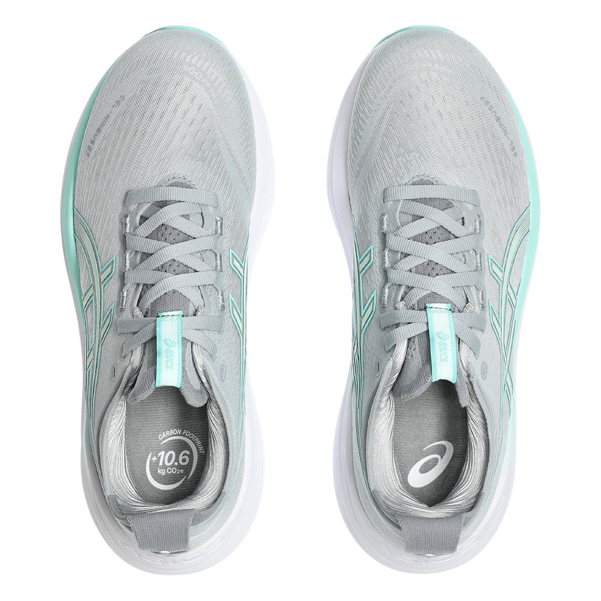 Asics Gel Nimbus 27 Piedmont Grey - Illuminate Mint - 3