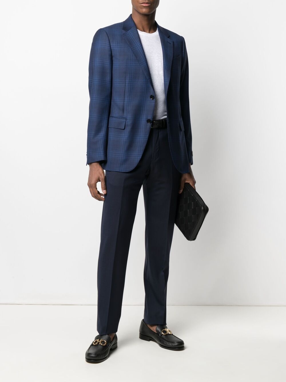slim-fit tailored trousers - 2