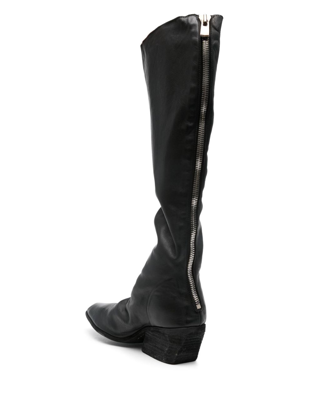 55mm leather knee boots - 3