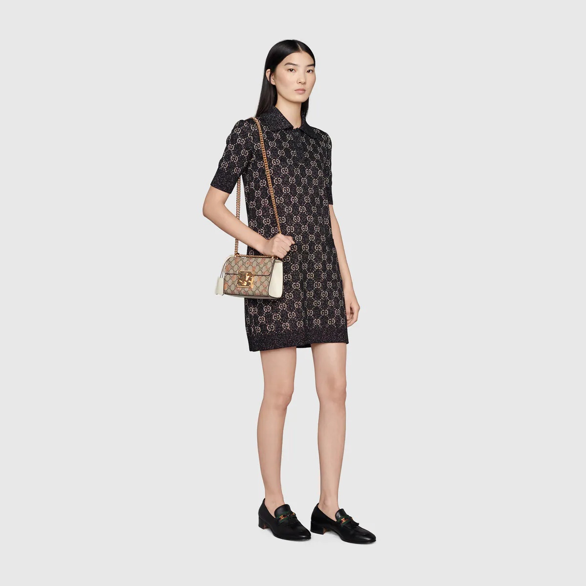 Padlock small berry shoulder bag - 5