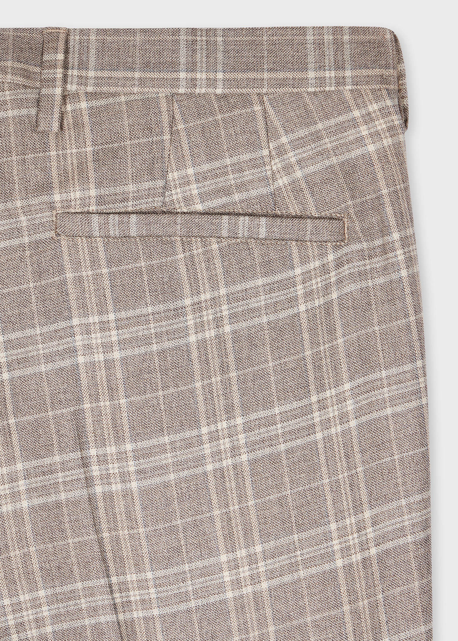 Grey Check Buggy Lined Wool Suit - 6