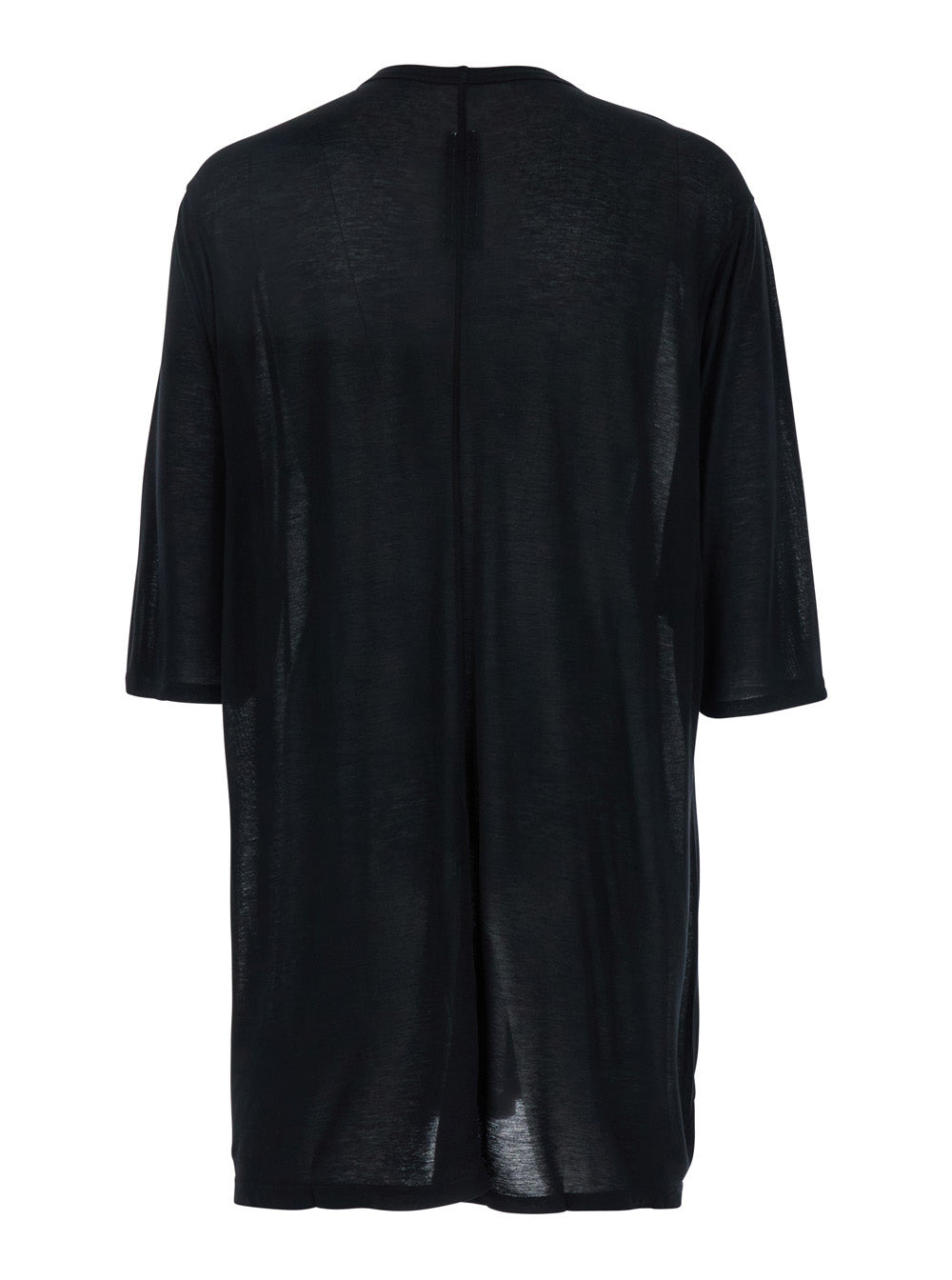 Rick Owens Men 'Jumbo' Black Round Neck T-Shirt In Cotton Man - 2