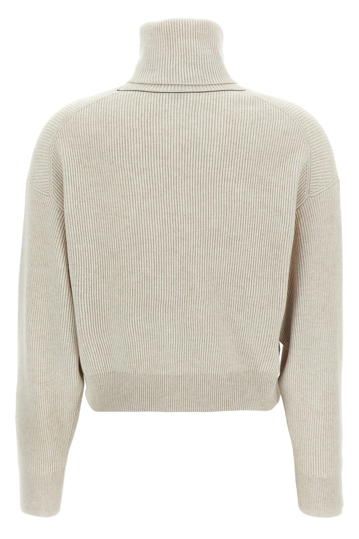 Ribbed turtleneck sweater - 2