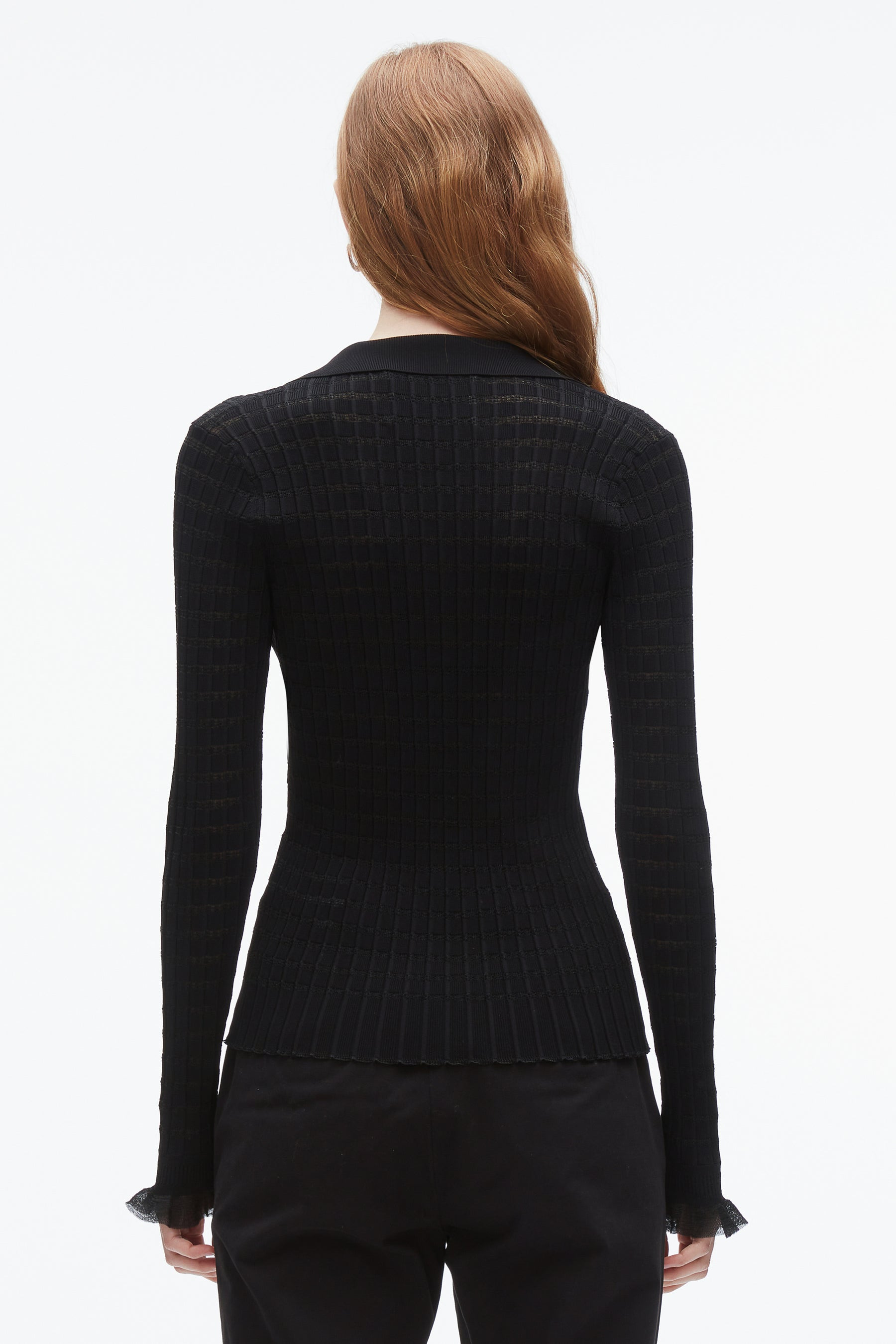 Shadow Stripe Pullover Polo - 5