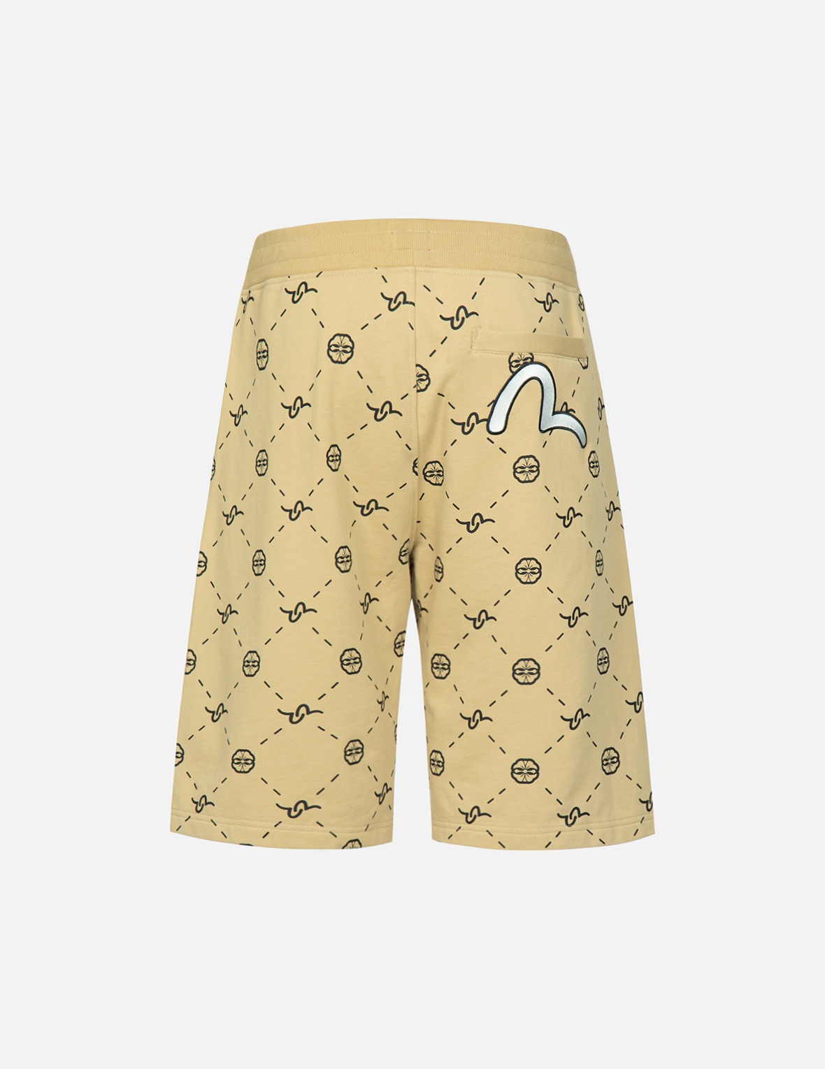 MONOGRAM PRINT SWEAT SHORTS - 2