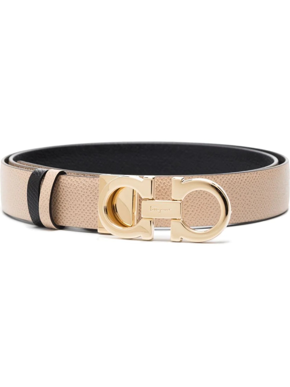 Gancini-buckle reversible belt - 1