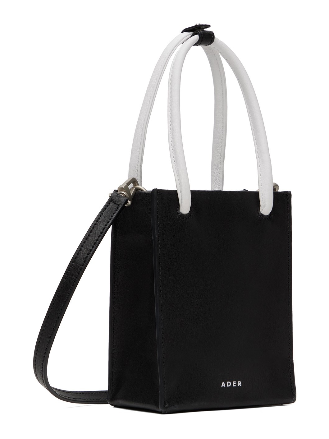 Black Small Shopper Tote - 3