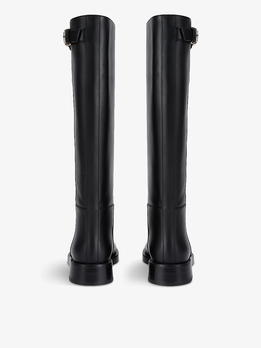 The Bold Edition VLogo leather knee-high boots - 3