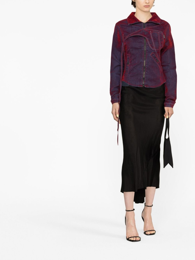 OTTOLINGER zip-up denim jacket outlook