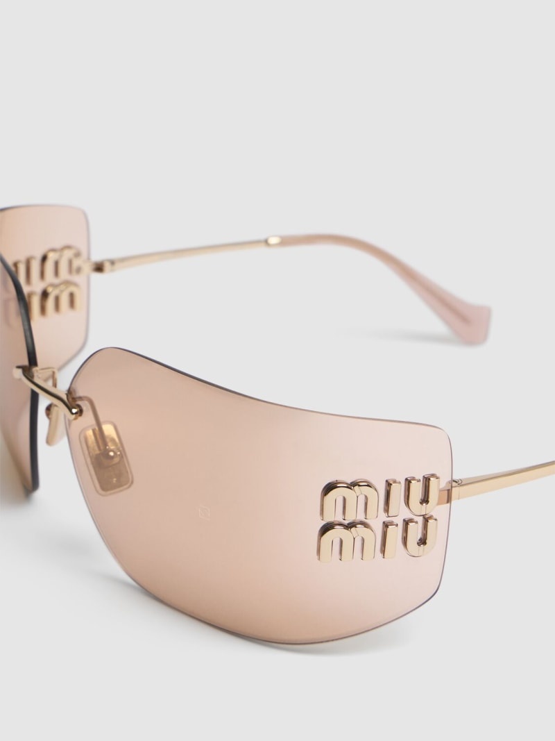 Square metal sunglasses - 4