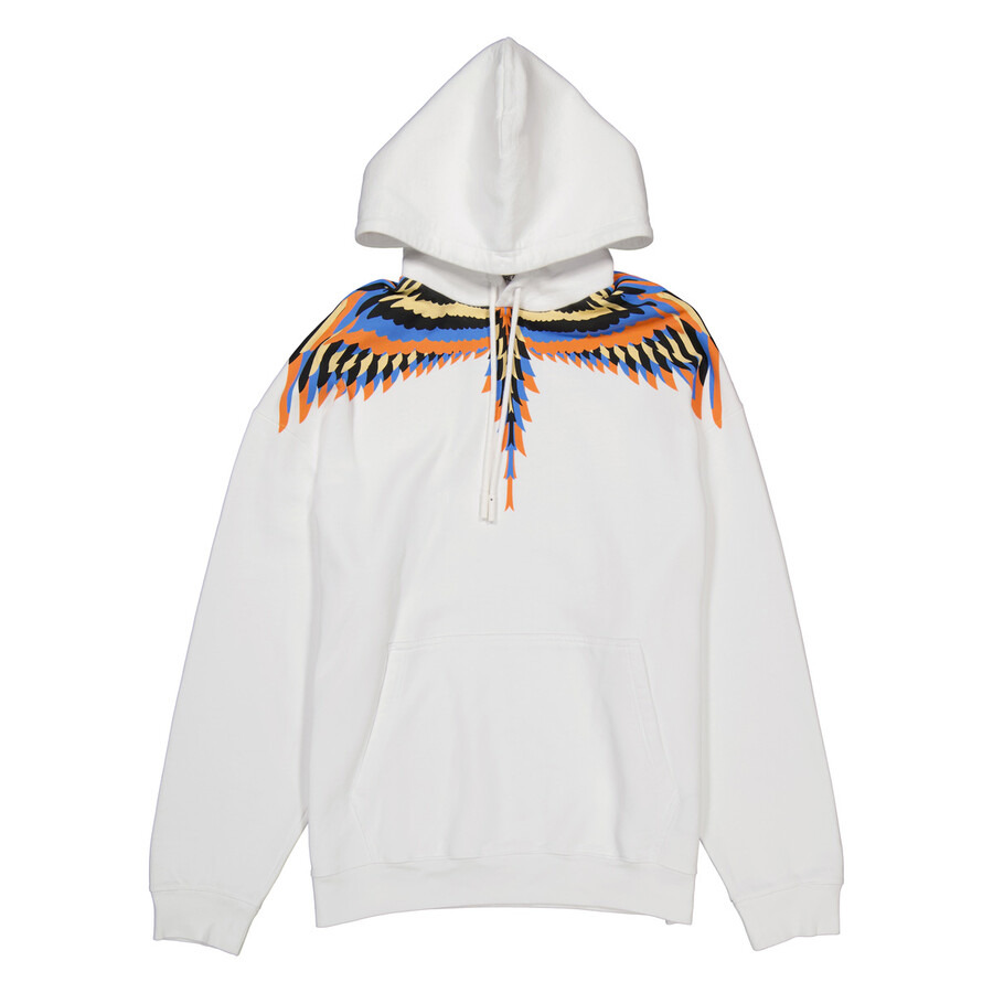 Marcelo Burlon Optical Wings Cotton Hoodie - 5