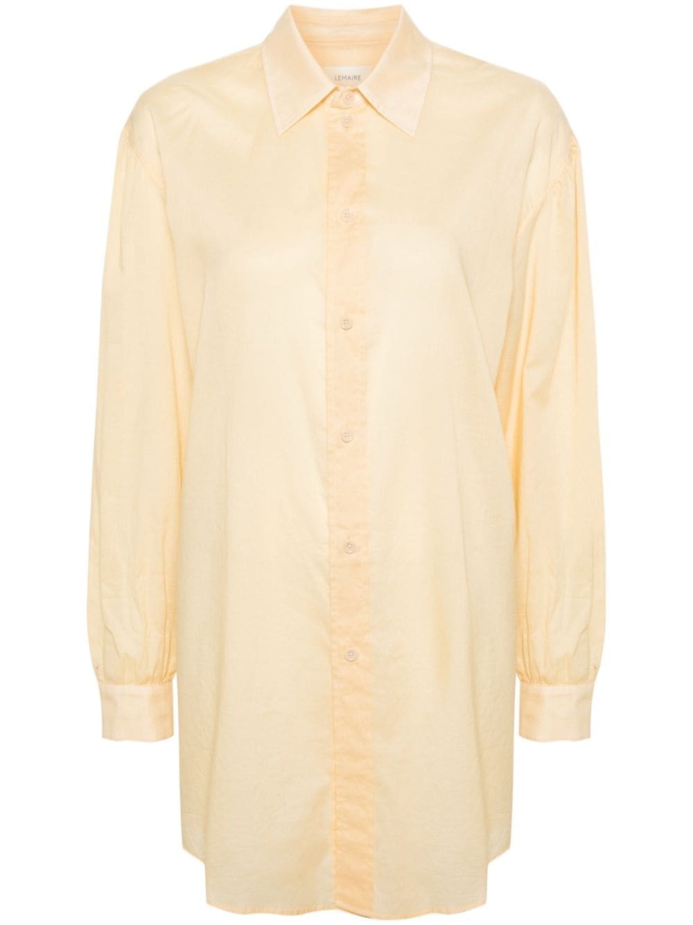 semi-sheer cotton shirt - 1