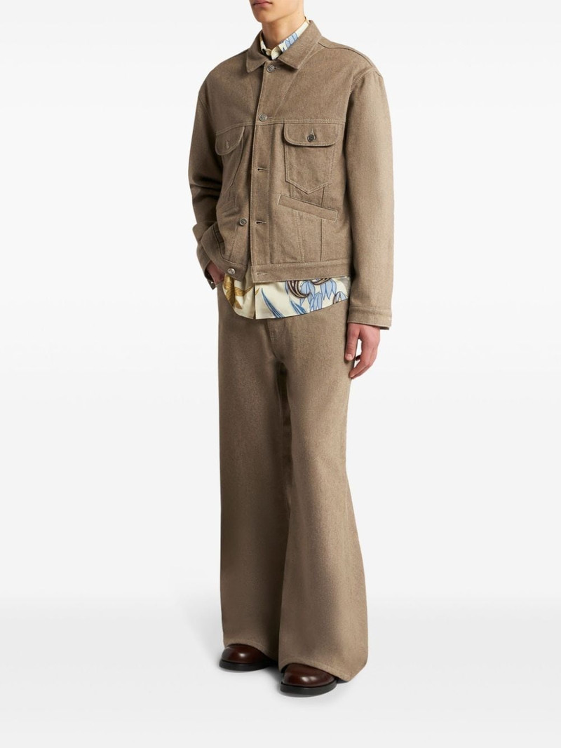 Etro mid-rise wide-leg jeans outlook