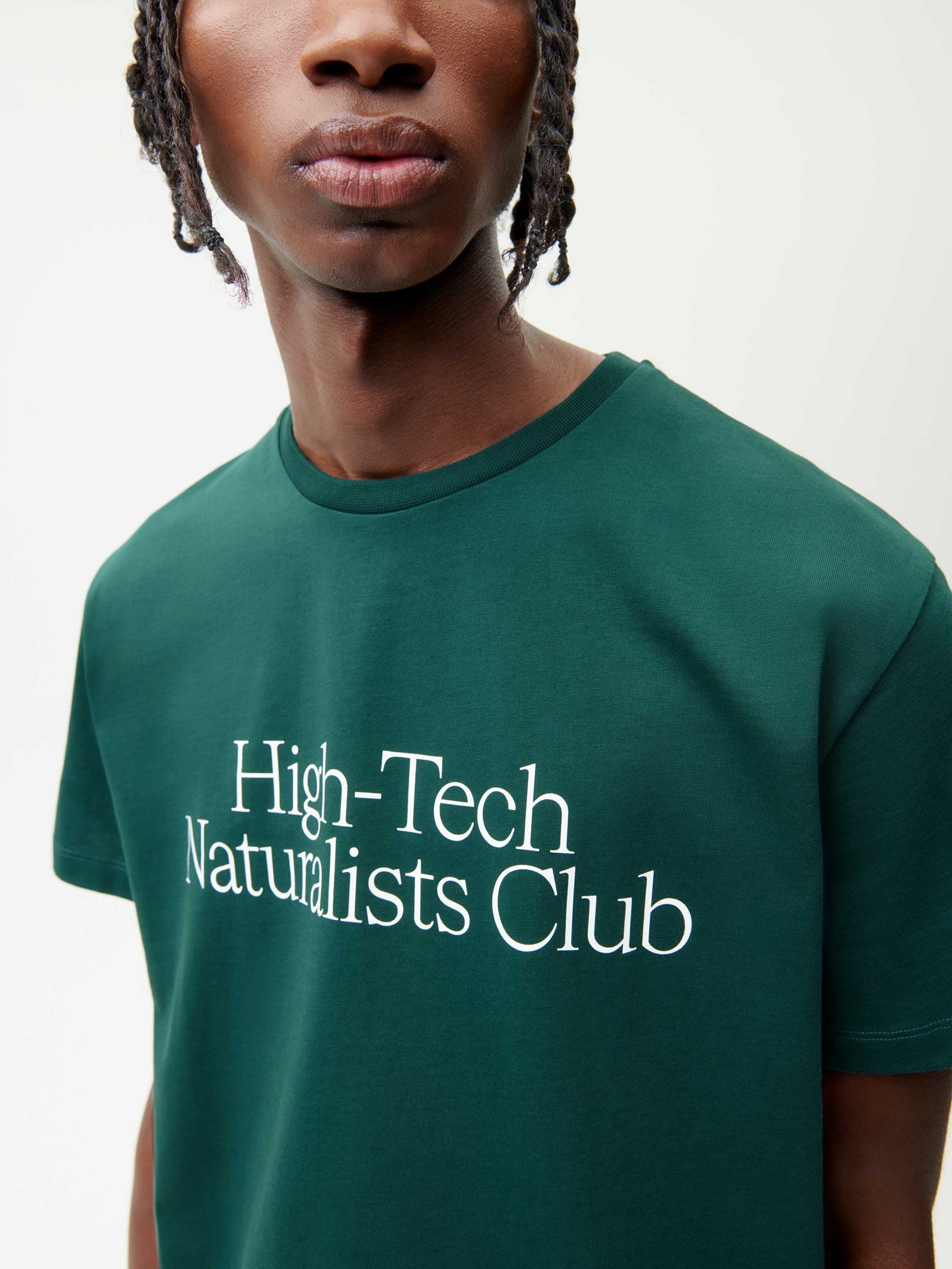Mens High-Tech Naturalists Club T-shirt - Foliage Green - 3