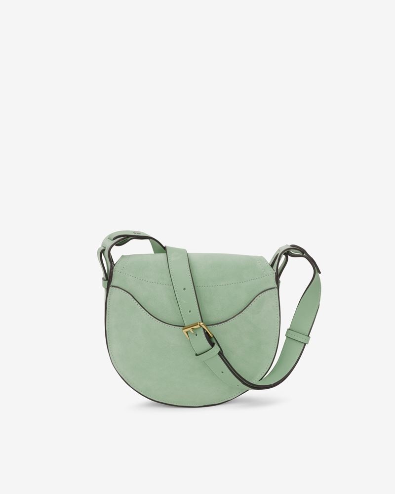 BOTSY SMALL SATCHEL SUEDE LEATHER BAG - 2