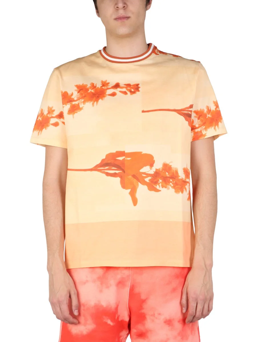 Paul Smith Men Stem Floral T-Shirt - 1