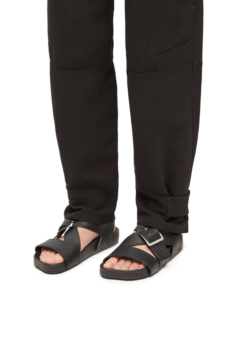 Loewe Ease Buckle sandal in vegetal calfskin outlook