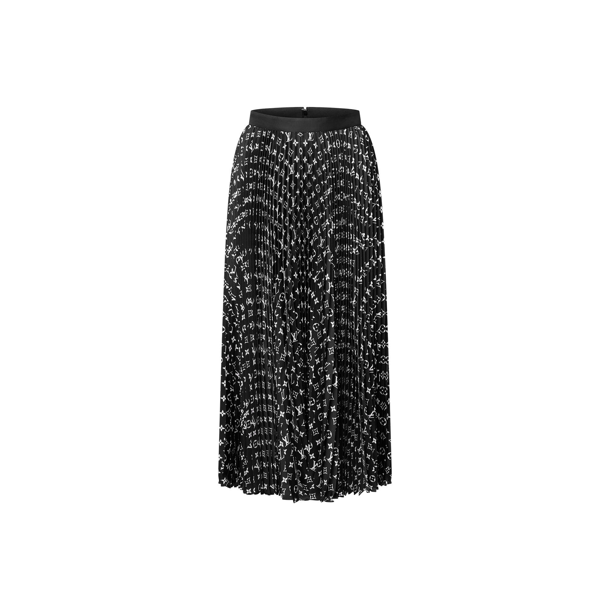 スカート PLEATED MONOGRAM SKIRT Monogram Silk Pleated Skirt - Women - Ready-to-Wear | LOUIS