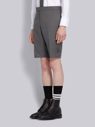 Thom Browne Medium Grey Super 120s Twill Short outlook