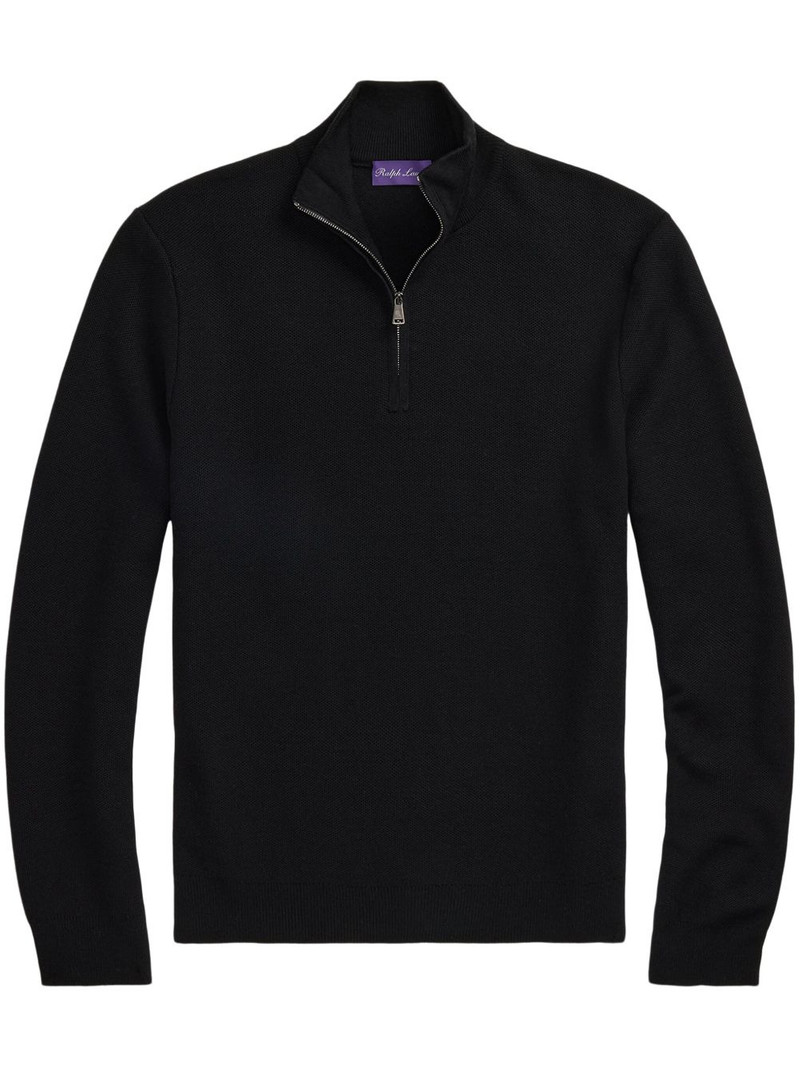 half-zip wool jumper 1