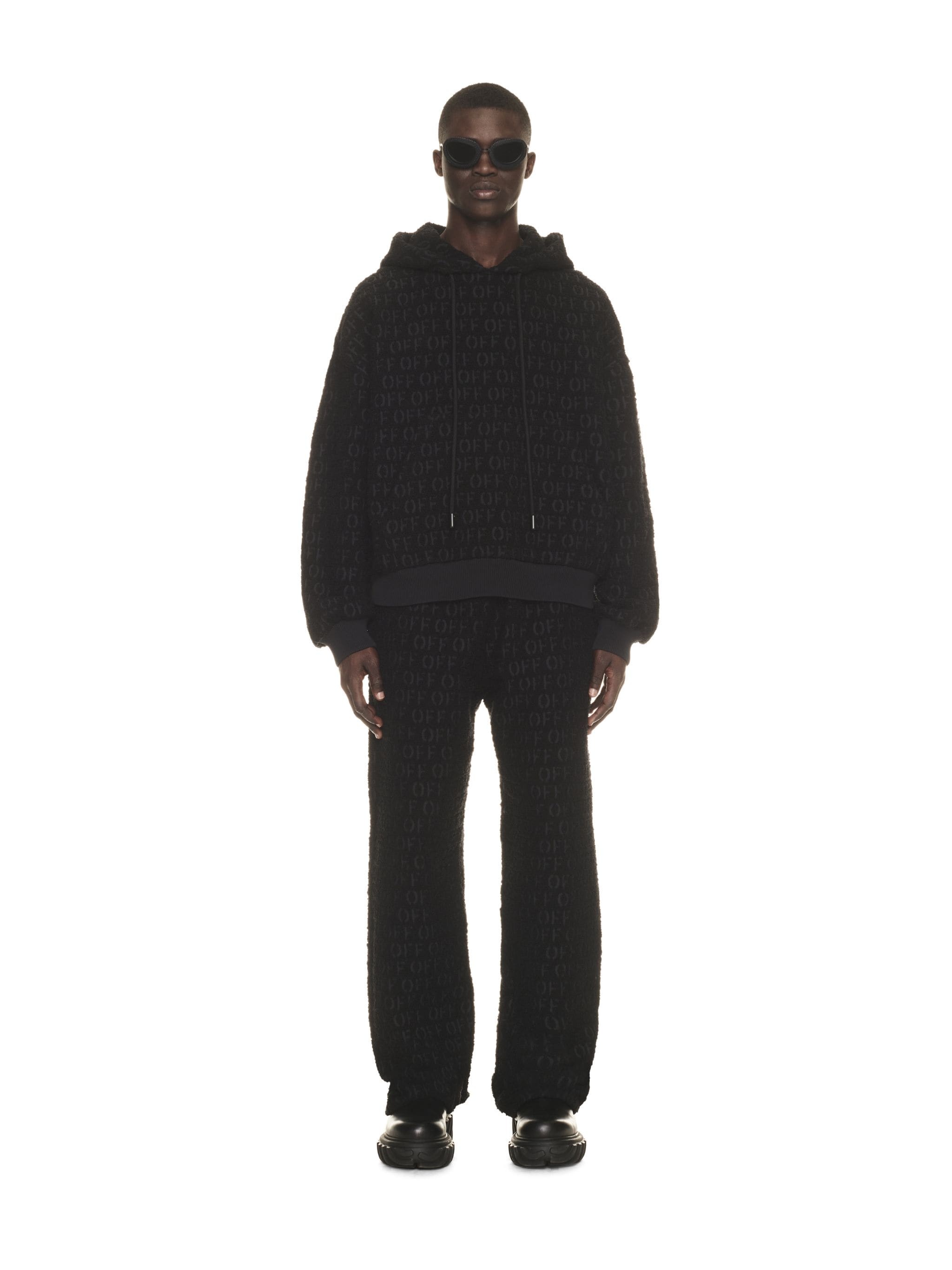 Off Ao Bouclé Over Hoodie - 2