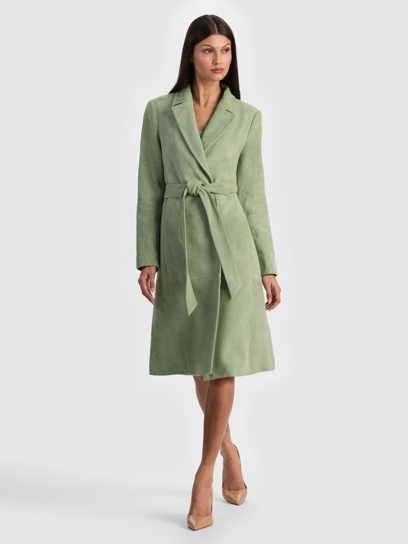 KARLEY SUEDE WRAP COAT 1