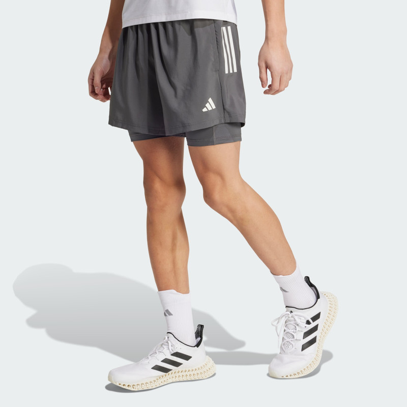adidas Own the Run CLIMACOOL 2-in-1 5-Pocket Shorts outlook