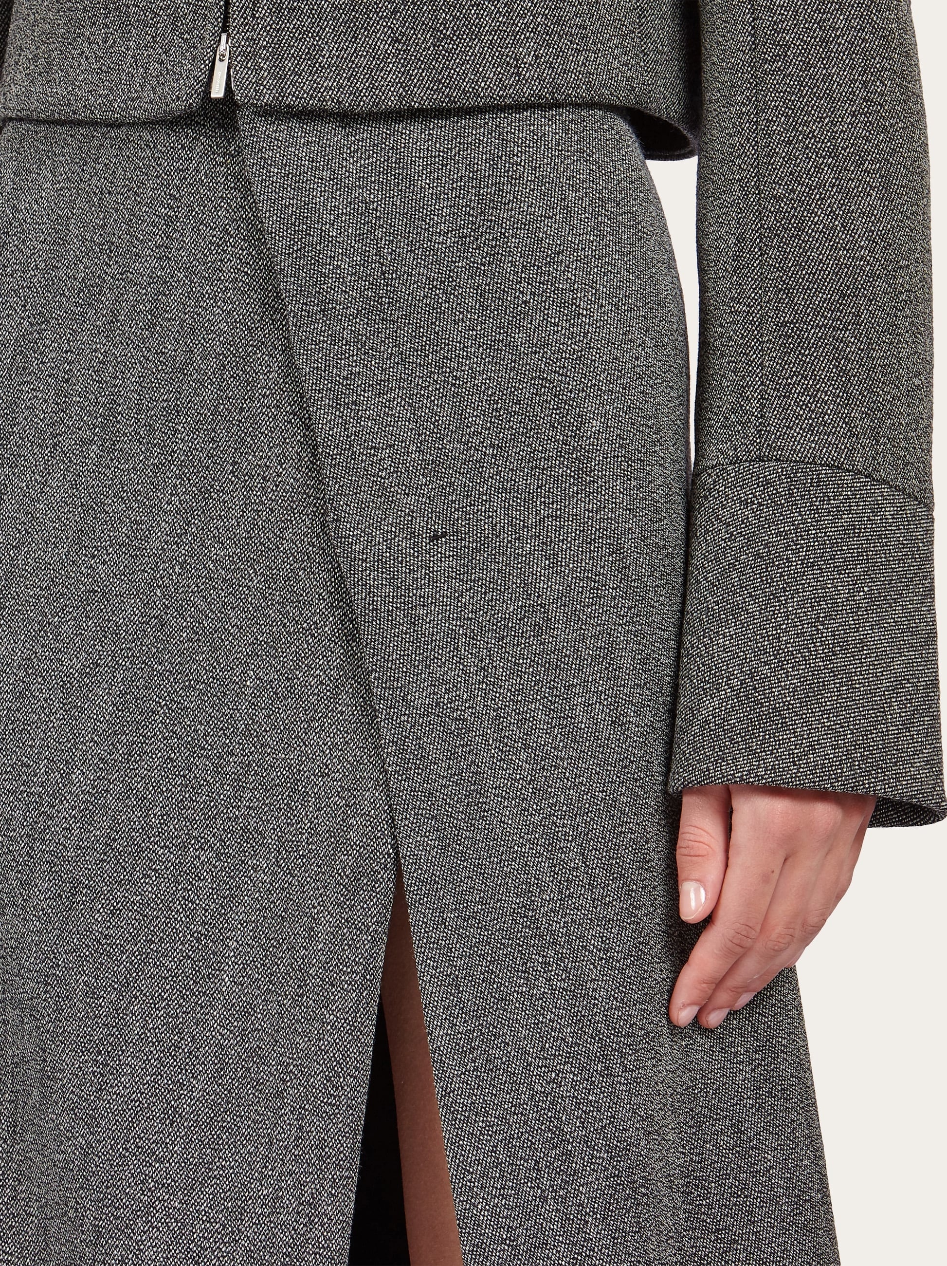 Tweed wrap skirt - 4