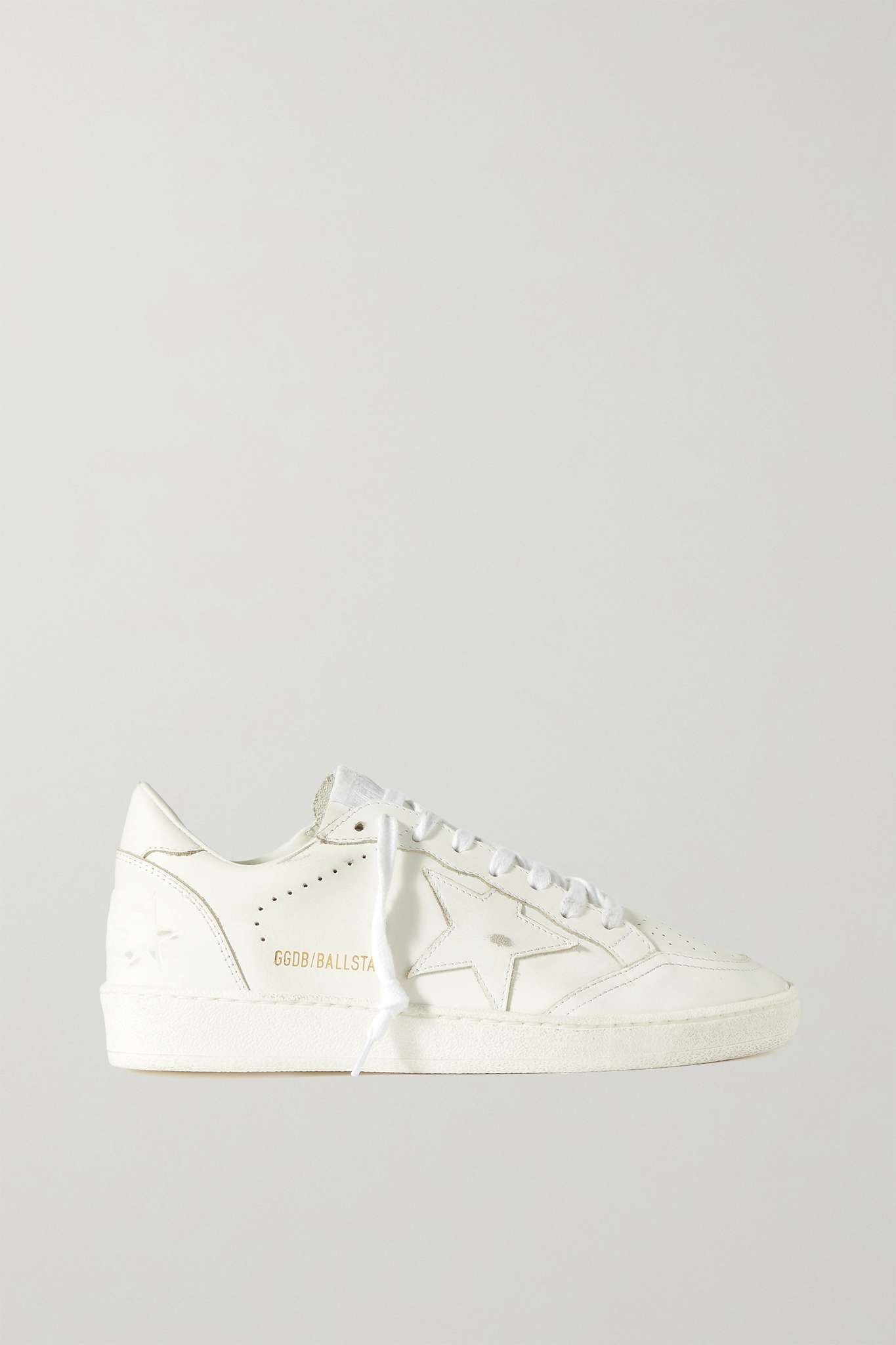 Ballstar distressed leather sneakers - 1