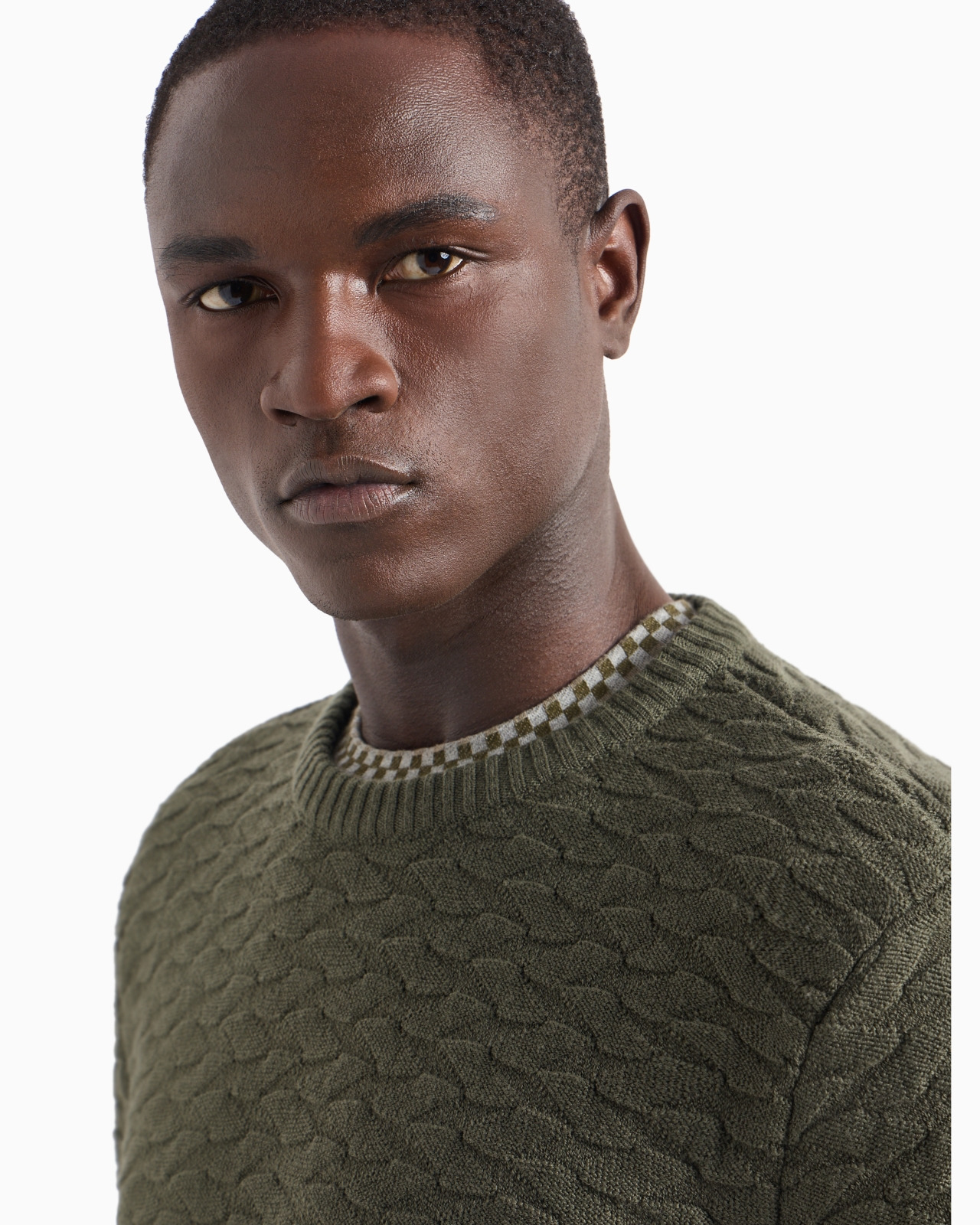 Jacquard virgin-wool blend crew-neck jumper - 5