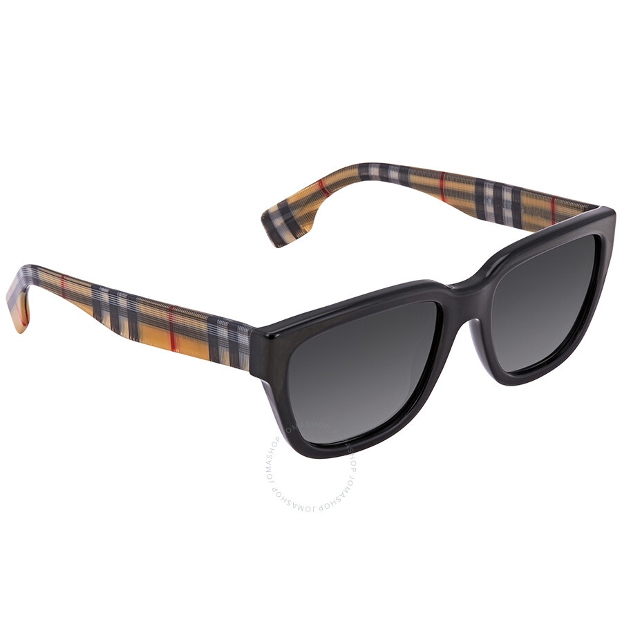 Burberry Mammoth Grey Shaded Polarized Square Ladies Sunglasses BE4277 3757T3 54 - 1