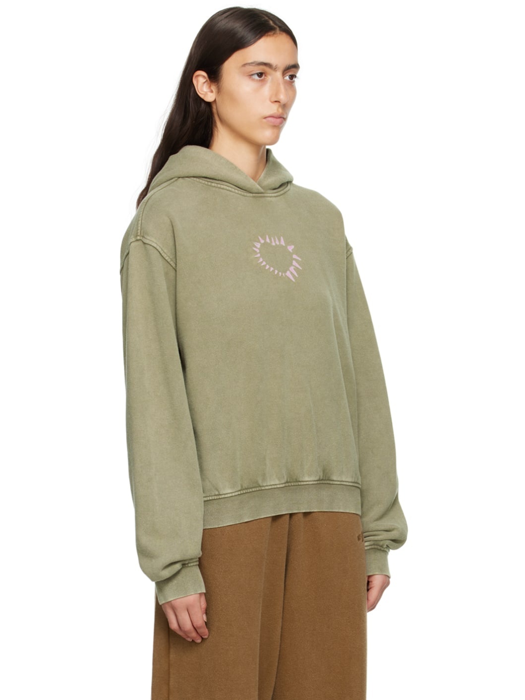 Khaki Heart Hoodie - 2