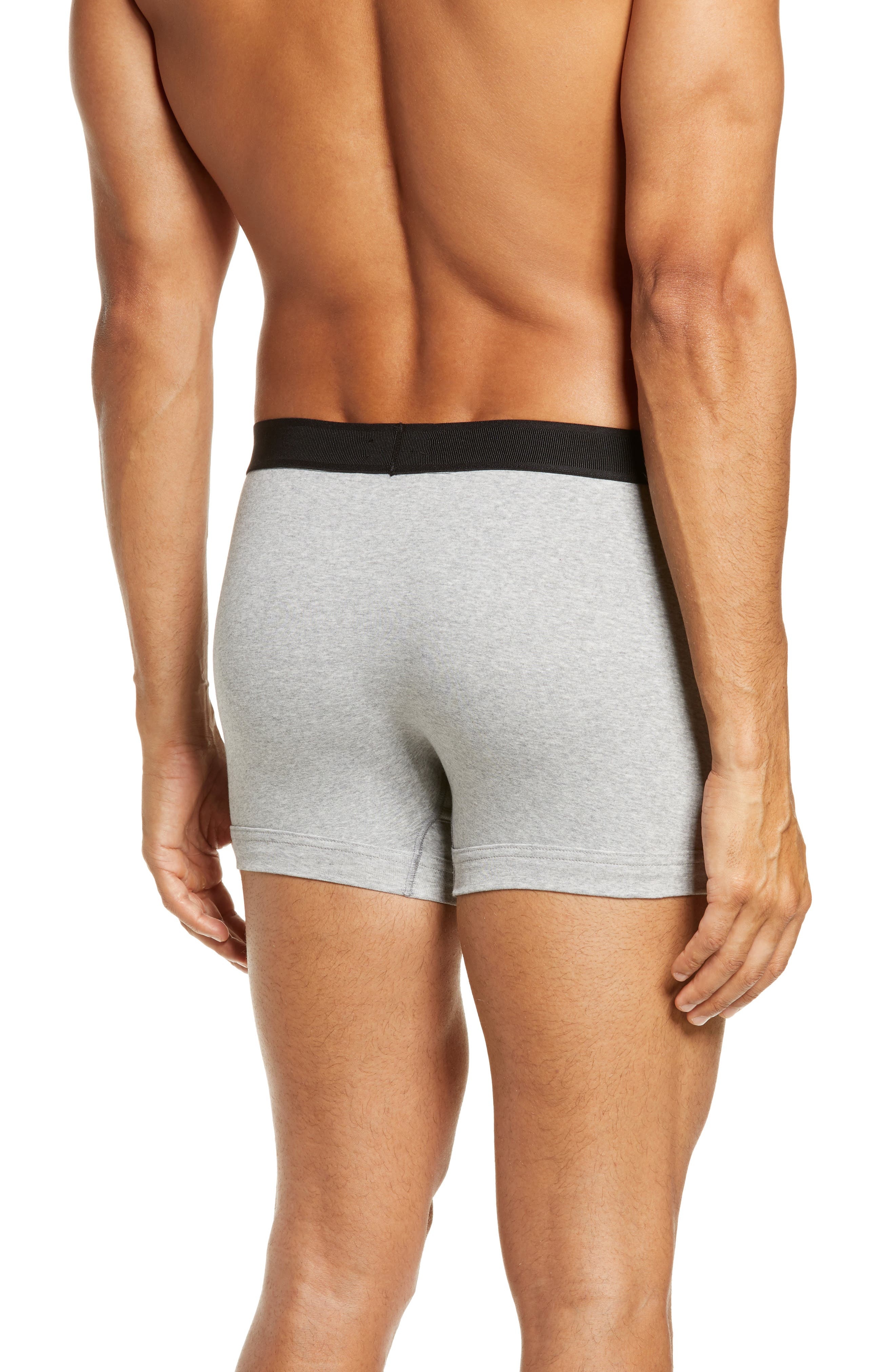 TOM FORD 2-Pack Cotton Jersey Boxer Briefs in Grey Melange at Nordstrom - 3