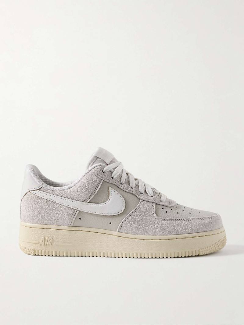 Air Force 1 '07 LX Brushed-Suede and Leather Sneakers - 1