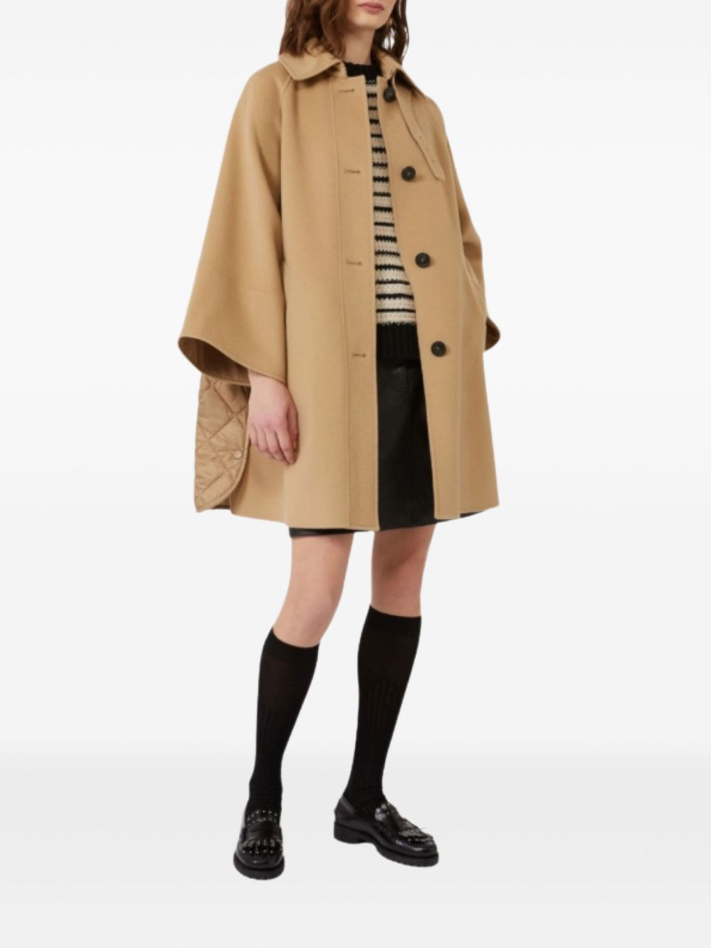RUFO single-breasted wool coat - 3
