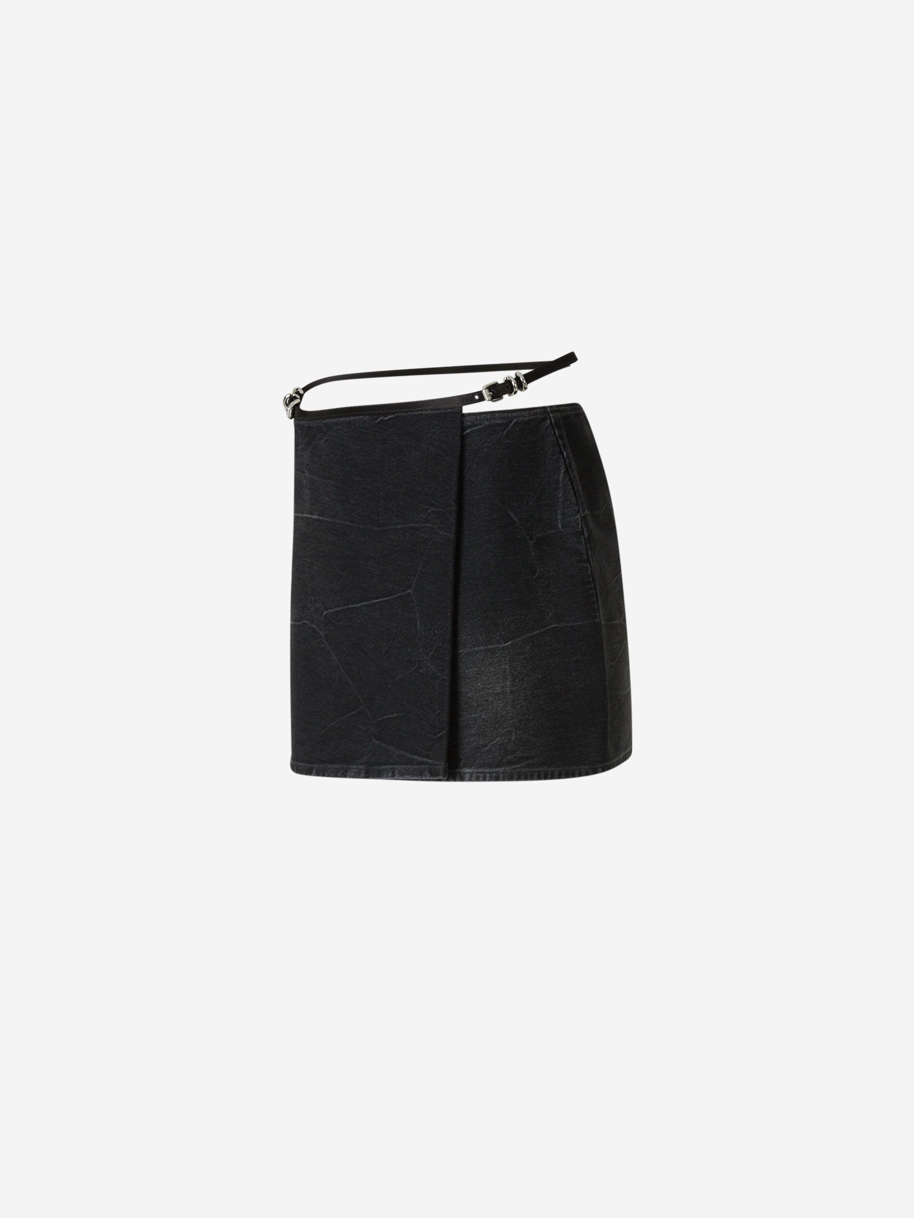 VOYOU DENIM MINI SKIRT - 3