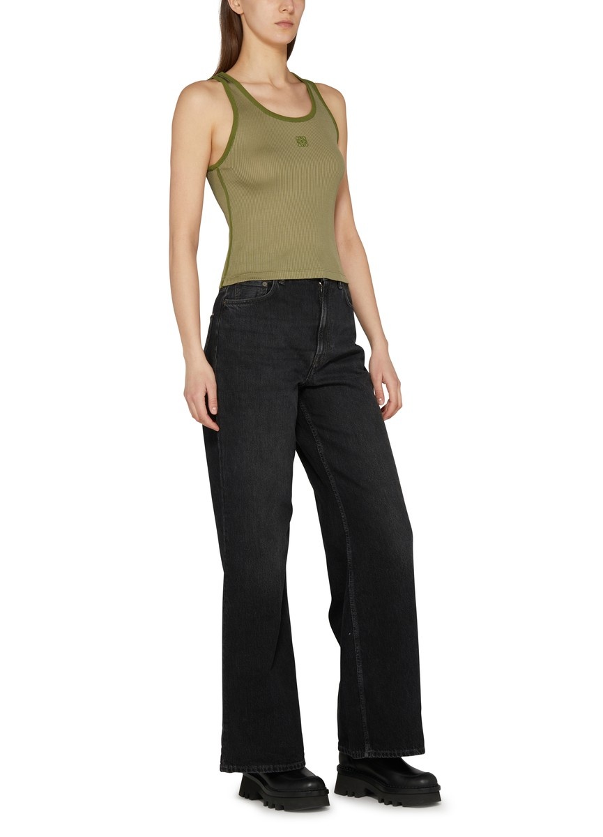 【LOEWE】Top in silk Loewe Tank top in silk | REVERSIBLE