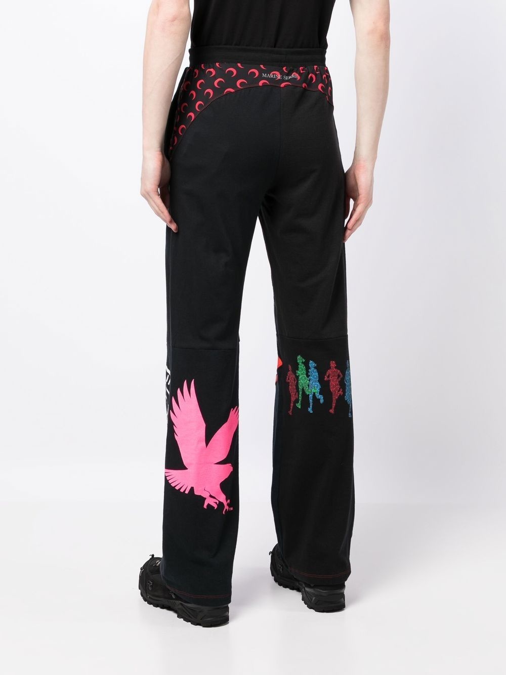 graphic-print trousers - 4
