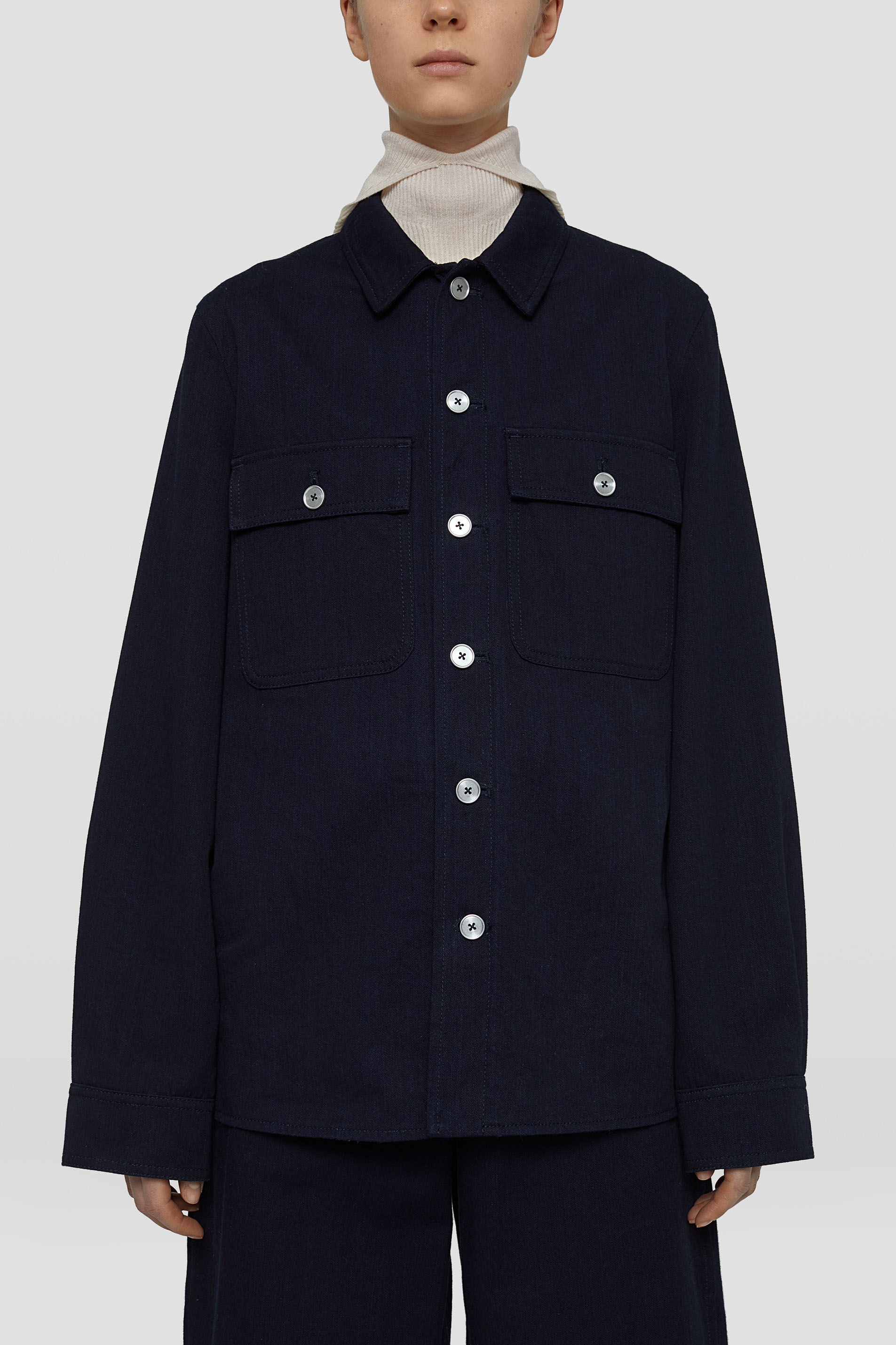 Denim Shirt Jacket - 5