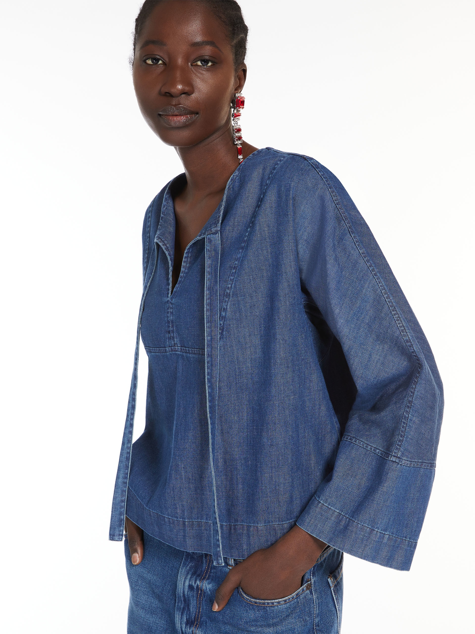 MIELE Denim sailor blouse - 5