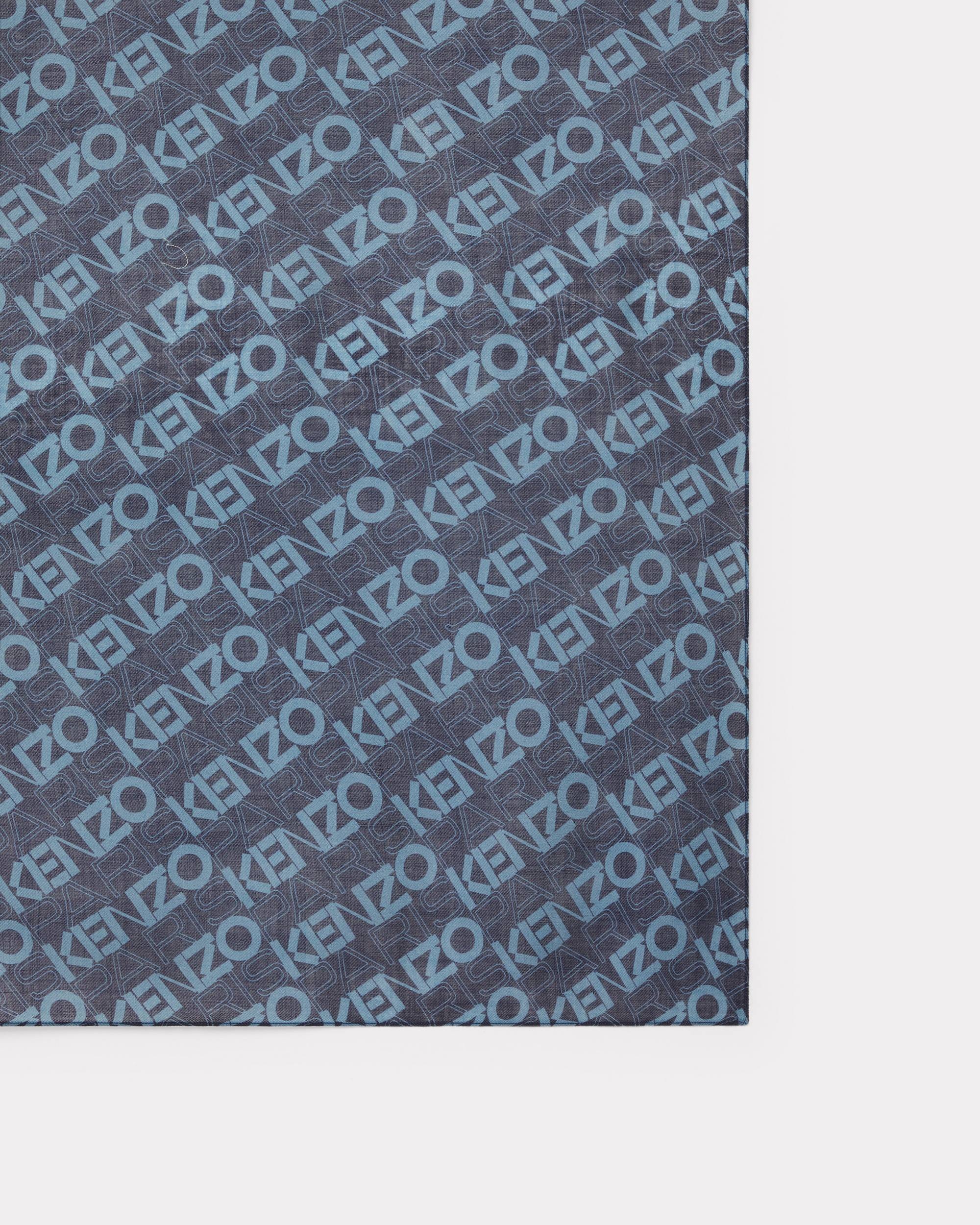 'KENZO Paris' large square woollen scarf - 2