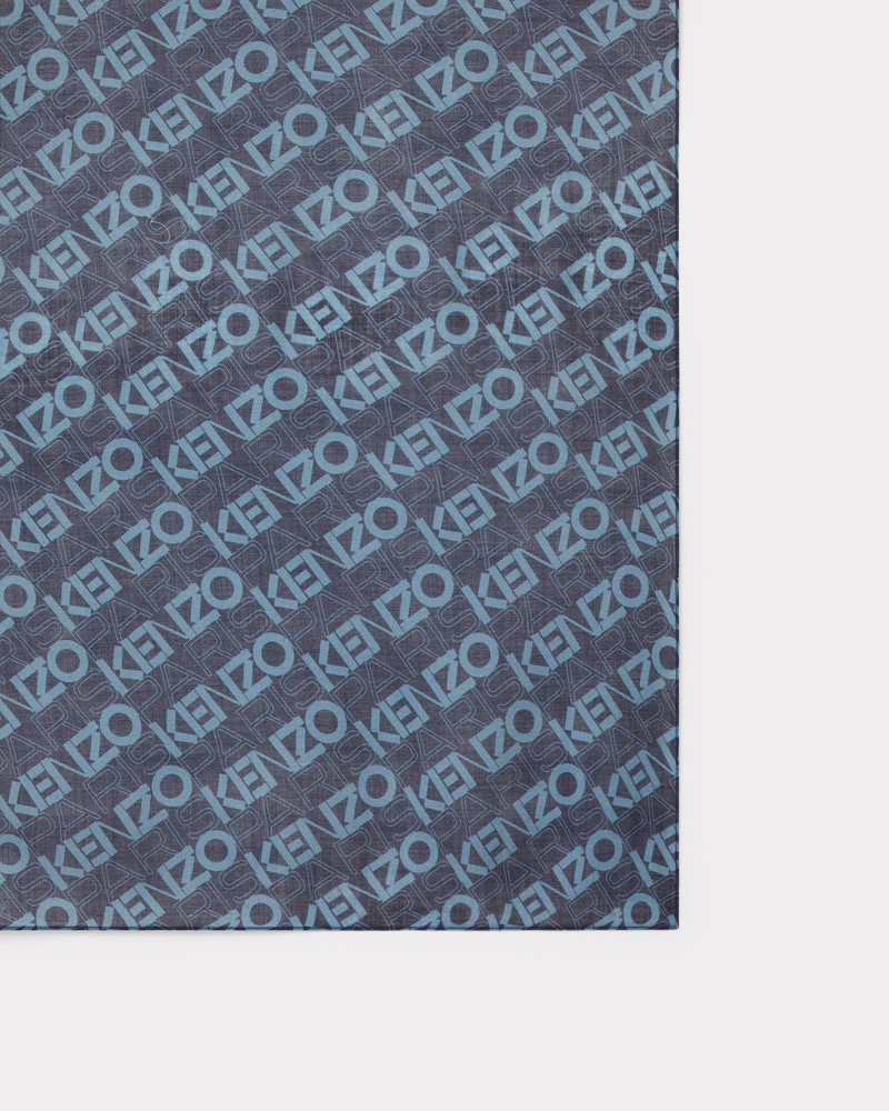 KENZO 'KENZO Paris' large square woollen scarf outlook