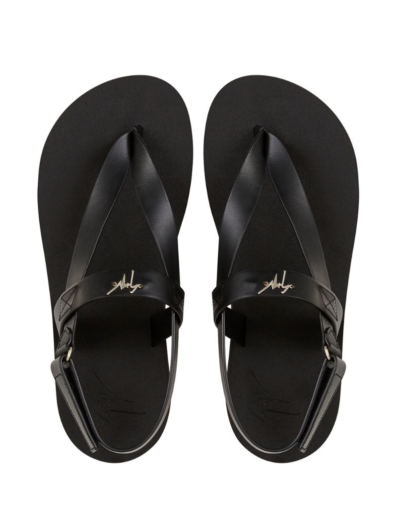 thong strap sandals - 4