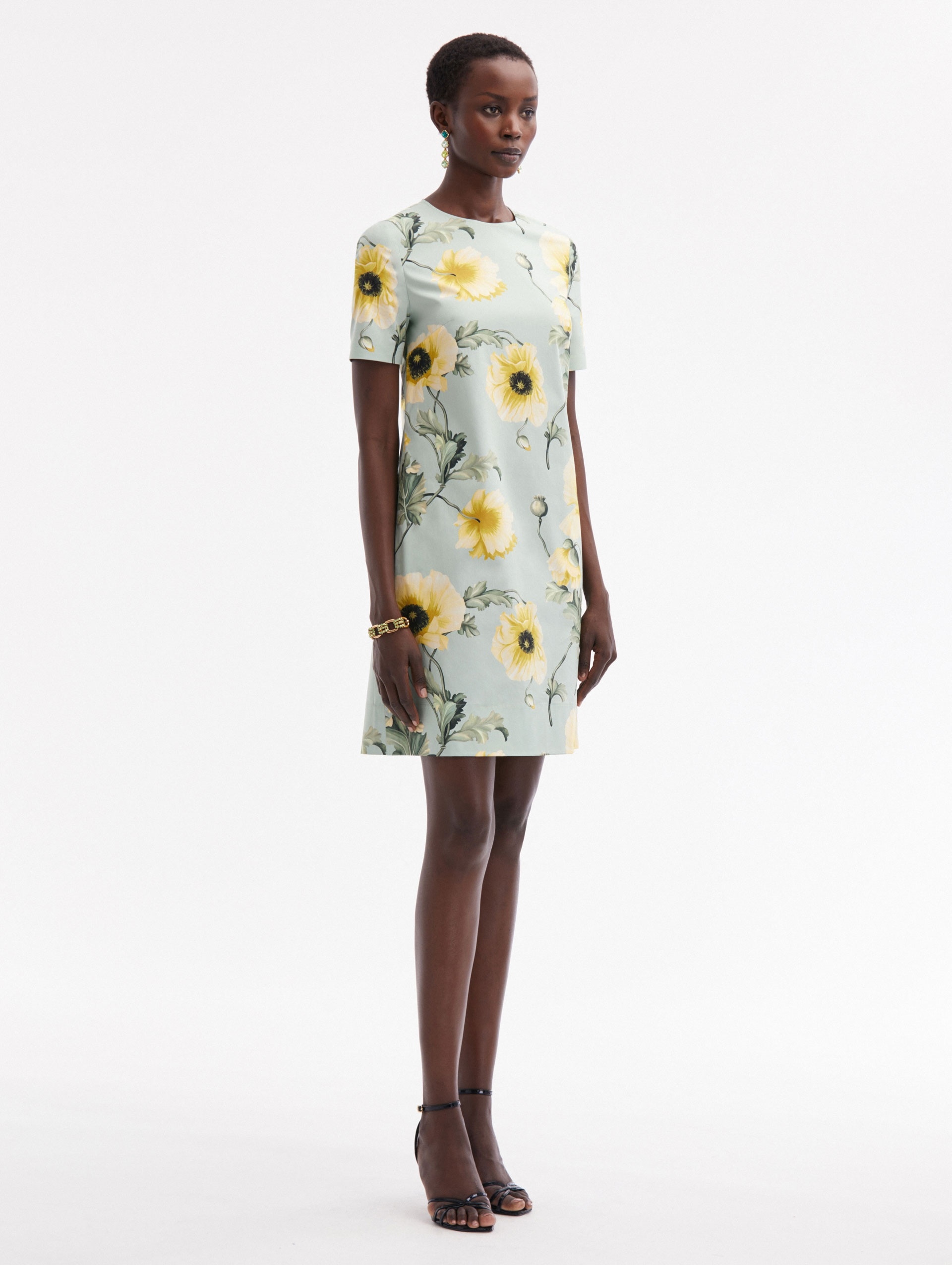 POPPY COTTON POPLIN SHIFT DRESS - 3