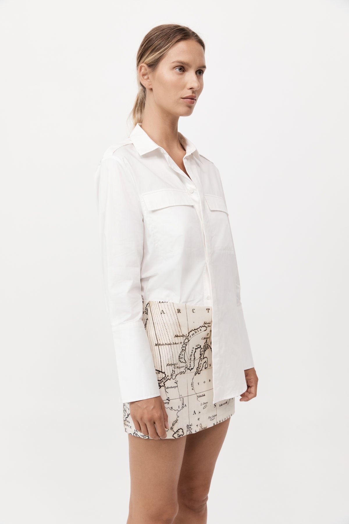Silk Mini Skirt - Atlas - 5