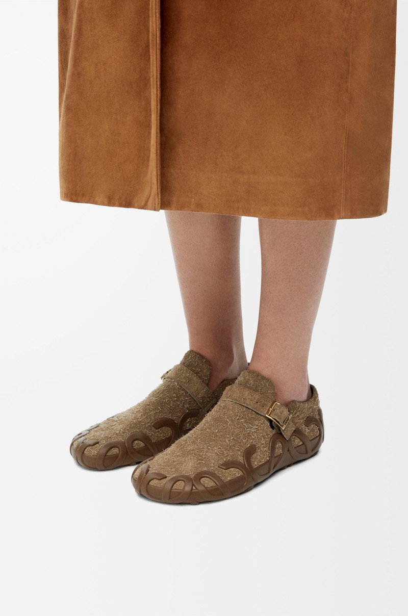 Loewe Rise loafer in brushed suede outlook